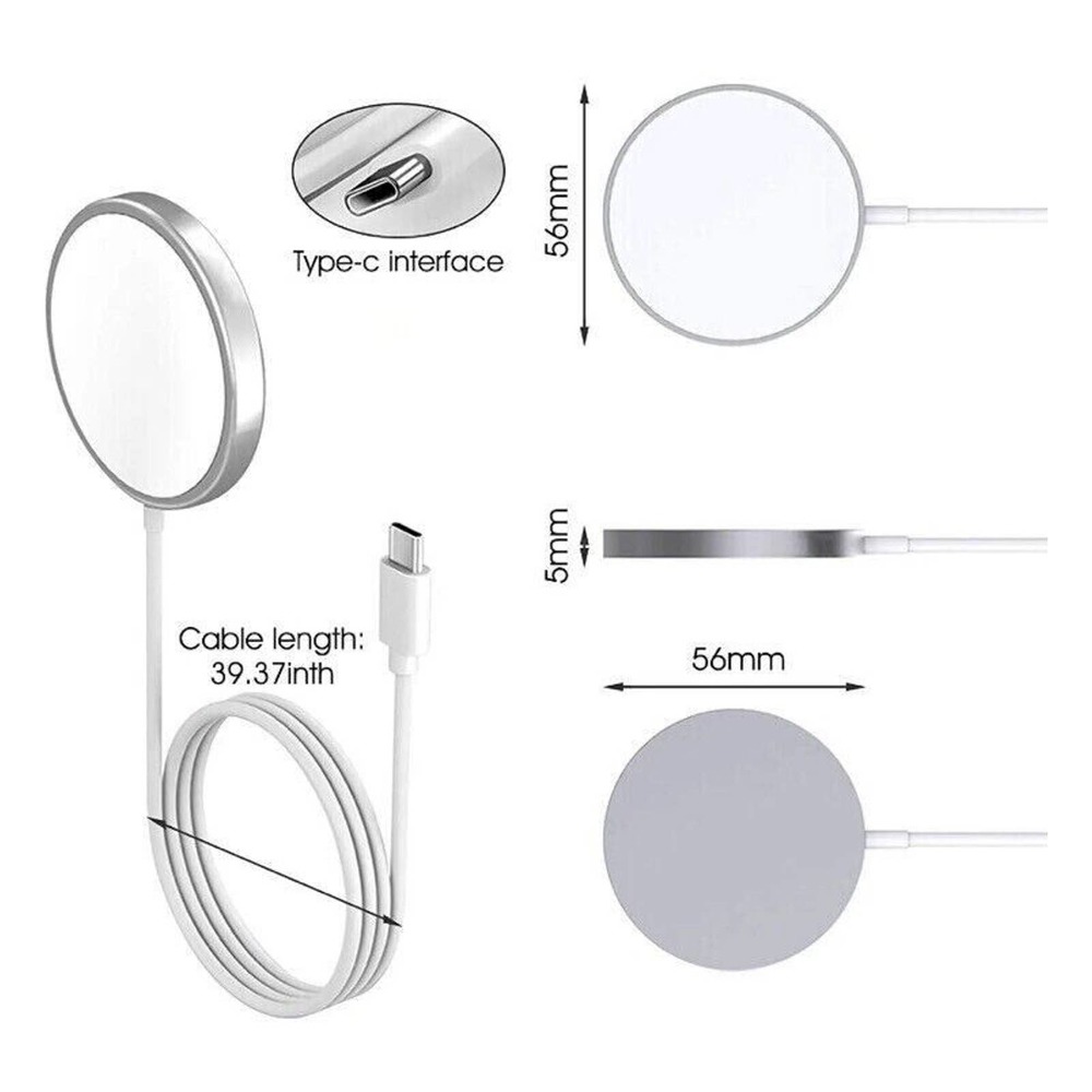 MagSafe Charger For Apple iPhone 12 13 14 Pro Max Magnetic Wireless Charging Pad